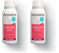 PRANAROM Circularom Spray Piernas Cansadas y Pesadas Bio - Alivio Rápido, Refrescante y Tonificante con Aceites Esenciales Puros AEQT Menta y Castaño de Indias - 100ml (Paquete de 2)