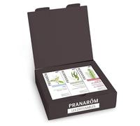 PRANAROM Cofre Las Esenciales BIO Difusión 3 x 10 ml - Regalo Bienestar | Estuche de 3 aceites esenciales ecológicos para difusor. Ideal para iniciarse o para regalar.