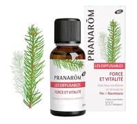 Pranarôm Force Et Vitalité - Perfume de ambiente, orgánico, Aceites Esenciales, para Difusión, de Pino y Ravintsara, frescura tonificante y estimulante (30 ml)