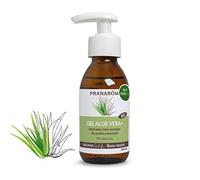 PRANAROM Gel Aloe vera+, Ideal para crear sinergias de aceites esenciales, cuidado de la piel, Gel fluido que penetra rápidamente - Para todo tipo de pieles - Cuerpo y rostro, 97% Aloe vera, 100 ml