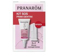 Pranarom Kit Sos Primi Dentini 1 Gel Erupción Dientes de Leche 15 ml + 1 Dedo Masajeador