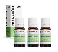 PRANAROM - Menta Piperita Bio -Pack de 3 - Aceite Esencial Quimiotipado - Digestión y Tono - 100% Puro y Natural - HECT - 5ml