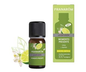 Pranarôm, Mezcla para difusión Bio, Momento Presente, Disfruta de cada momento aquí y ahora gracias a su olor, con notas aciduladas de la lima y florales del jazmín, 10 ml