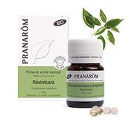 Pranarôm Perlas Ravintsara Bio Aceite Esencial Minicápsulas 60 uds | Aceite esencial puro de Cinnamomum camphora predosificado · Respiración y defensas naturales · Hecho en Bélgica