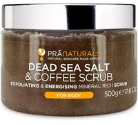 PraNaturals Exfoliante Corporal de Sal del Mar Muerto - 500g - Café