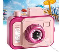 Prank Camera Water Gun, Camera Water Gun, Funny Prank Camera Toy, Novelty Gag Gift, Party Joke Toy, Reverse & Forward Splash Battle, for Adult Outdoor Water Fighting Games (Pink)