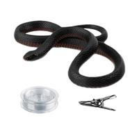 Prank Snake Toy, Silicone Snake Prank, Realistic Gag Kit, String Clip Accessory for Birthday Party April Fools Playing Funny Jokes Hilarious Trick Practical Joke Novelty Gift
