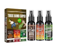 Prank Stink Spray - 3 unidades Smelly Joke Spray, Novelty Gag Gift, Strong