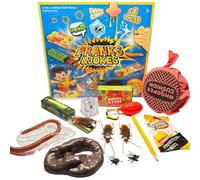 Prank Toys Pack - PVC Rubber | April Fools Kids Joke Gadget Kit | Portable Funny Toys and Favors For Parties, Friends, Special Events To Add Laughter and Fun