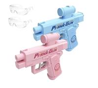 Prank Two-Way Water Gun,2025 New Reverse Water Gun Prank - Can Spray from Front and Back,Suitable for School, Office, Outdoor Play (2pcs A)