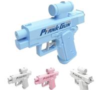 Prank Two-Way Water Gun,Double Nozzle Long Distance,Large Capacity Durable Prank Surprise Water Gun,Perfect for Parties and Outdoor Entertainment (Blue)