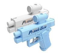 Prank Two-Way Water Gun, Double-Sided Reverse, Quirky Water Gun for Prank Lovers (Blue+Gray)