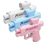 Prank Two-Way Water Gun, Double-Sided Reverse, Quirky Water Gun for Prank Lovers (Pink+Blue+Gray)