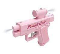 Prank Two-Way Water Gun, Prank Squirt Gun Can Spray from Front and Back, for Parties & Summer Fun (Pink)