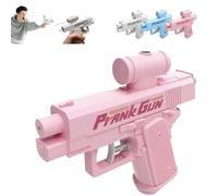 Prank Two-Way Water Gun, Prank Water Gun, Compulsive Two-Way Water Guns, Reverse Prank Surprise Water Guns, Waters Guns Pranks Can Spray from Front and Back (1, Pink)
