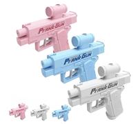 Prank Two-Way Water Gun, Two-Way Water Gun Prank, Pull The Trigger and Shoot Backwards, Press The Button and Shoot Forwards, Fun Office & School Prank Toy, For Friends (A+B+C)