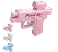 Prank Two-Way Water Gun, Two-Way Water Gun Prank, Pull The Trigger and Shoot Backwards, Press The Button and Shoot Forwards, Fun Office & School Prank Toy, For Friends (B)