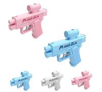 Prank Two-Way Water Gun, Upgraded Prank Water Gun Prank Water Sprayer Double-Sided Reverse, Creative Pranks Battle Toy Waters Guns Fight (Blue+Pink,1pcs)