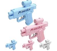 Prank Two-Way Water Gun, Upgraded Prank Water Gun, Press The Button and Shoot Waters Spray, Prank Lovers, Hilarious Novelty Toy for Parties & Summer Fun (Blue+Pink)
