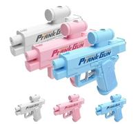 Prank Two-Way Water Gun, Upgraded Prank Water Gun, Waters Guns Pranks Can Spray from Front and Back, Mini Tricky Waters Guns Toy, for Pool Party Pranks (3Pcs)