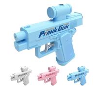 Prank Two-Way Water Gun, Upgraded Prank Water Gun, Waters Guns Pranks Can Spray from Front and Back, Mini Tricky Waters Guns Toy, for Pool Party Pranks (Blue)