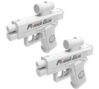 Prank Two-Way Water Gun, Water Gun Prank Can Spray from Front and Back, everse Prank Surprise Waters Guns (Gray * 2)