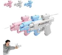 Prank Two-Way Water Gun, Water Gun Prank Can Spray from Front and Back, Pranky Squirt Guns for Swimming Pool Beach (Mixed Colors)