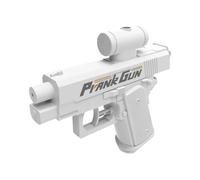 Prank Water Gun, 2025 New Prank Two-Way Water Gun, Can Spray from Front and Back (White)