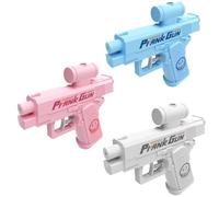 Prank Water Gun, 2025 Upgraded Prank Two-Way Water Gun, Quirky Wateres Gunfor Pranks for Pool Party, Beach, Backyard (White+Blue+Pink)