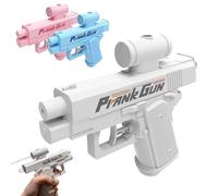 Prank Water Gun, Mini Water Guns Prank, Double-Sided Prank Squirt Gun Toys For Boys Girls Beaches, Swimming Pools (White)