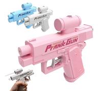Prank Water Gun, Mini Water Guns Prank, Double-Sided Prank Squirt Gun Toys For Boys Girls Beaches, Swimming Pools (Pink)