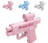 Prank Water Gun, Prank Gun, 2025 New Water Gun Prank, Reverse Water Gun, from Front and Back, For Parties, Games, Pranks (Rosa)