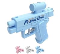 Prank Water Gun, Prank Two-Way Water Gun, Can Spray from Front and Back, for School Office Prank Trick (Blue)