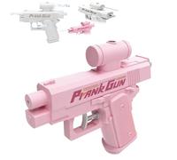 Prank Water Gun, Prank Two-Way Water Gun, Prank Squirt Gun Can Spray from Front and Back (Pink)