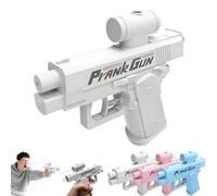 Prank Water Gun, Prank Two-Way Water Gun, Prank Squirt Gun, for Adults Party Game Outdoor Indoor, Easy to Carrys (White)