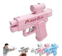 Prank Water Gun, Prank Two-Way Water Gun, Prank Squirt Gun, for Adults Party Game Outdoor Indoor, Easy to Carrys (Pink)
