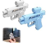 Prank Water Gun, Prank Water Gun Shoots Backwards, Reverse Spray Toy That Splashes Back on The Holder, Joke Toy for Summer Parties (2pcsb)