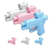 Prank Water Gun, Prank Water Squirt Gun, Compulsive Two-Way, for Parties & Summer Fun (Pink+Blue+White)