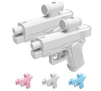 Prank Water Gun, Prank Water Squirt Gun, Compulsive Two-Way, for Parties & Summer Fun (White*2)