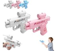 Prank Water Gun - Reverse Spray Design, Compulsive Two-Way Water Gun, Prank Squirt Gun puede rociar desde el frente y la espalda, la primera elección para las bromas para la fiesta de piscina (Pink+