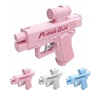 Prank Water Gun - Reverse Spray Design, Prank Squirt Gun Can Spray from Front and Back, Hilarious Novelty Toy for Parties & Summer Fun (Pink)