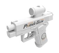 Prank Water Gun, Shoots Back at User for Hilarious Surprise, Reverse Spray Trick Water Gun Toy for Summer Parties, School Gags, Office Fun, Teens & Adults (White)