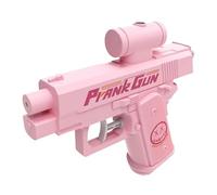 Prank Water Gun, Shoots Back At User for Hilarious Surprise, Two-Way Trick Water Gun for Parties, School, Office Fun, Summer Gag Toy for Teens & Adults (Pink)
