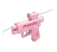 Prank Water Gun, Two Way Water Blaster with Reverse & Forward Spray | Ballistic Spray Toy for Kids & Adults | Funny Summer Gag Gift & Outdoor Game (Pink)