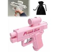 Prank Water Gun, Water Gun Prank, Two-Way Water Guns with Dual Nozzle Spray for Surprise Soaks, High-Pressure Long Range, Large Tank, Lightweight Summer Toy for Kids and Adults (Pink)