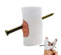 Pranks for Kids - Metal + Fabric Funny Finger Piercing Game | Joke Prank Toy for Women, Teens, Youth, Students, Halloween, Birthday, Easter Basket, Stocking Stuffers