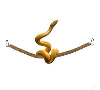 pranovo Juguetes de escalada de serpientes, juguetes de enriquecimiento de serpientes, cuerda de escalada con ventosas, ganchos de mosquetón para pelota, pitón, maíz, serpiente, reptil, accesorios de