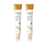 PRAOFRT 2 Piezas Contorno de Ojos Antiarrugas,Hidratante y Calmante, Reafirma, Iluminador y Reparador,Una piel Más Suave y luminosa Debajo de los Ojos,20 g