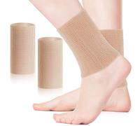 Prasacco 1 par de tobilleras de gel para hombres y mujeres, mangas de compresión de tobillo, protectores de tobillo, calcetines de patinaje, tobilleras, monitor de tobillo para patinaje, equitación,