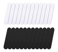 Prasacco Pack de 24 reductores de Talla de Sombrero, Cinta autoadhesiva de 3 mm, Cinta de Espuma, Cinta Resistente al Sudor para apretar y Reducir el tamaño del Sombrero (Negro, Blanco)